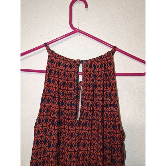 NWT Banana Republic Women's Geometric Keyhole Halter Blouson Romper Small - Picture 4 of 12